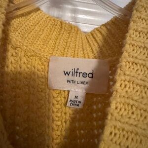 Wilfred sweater vest yellow